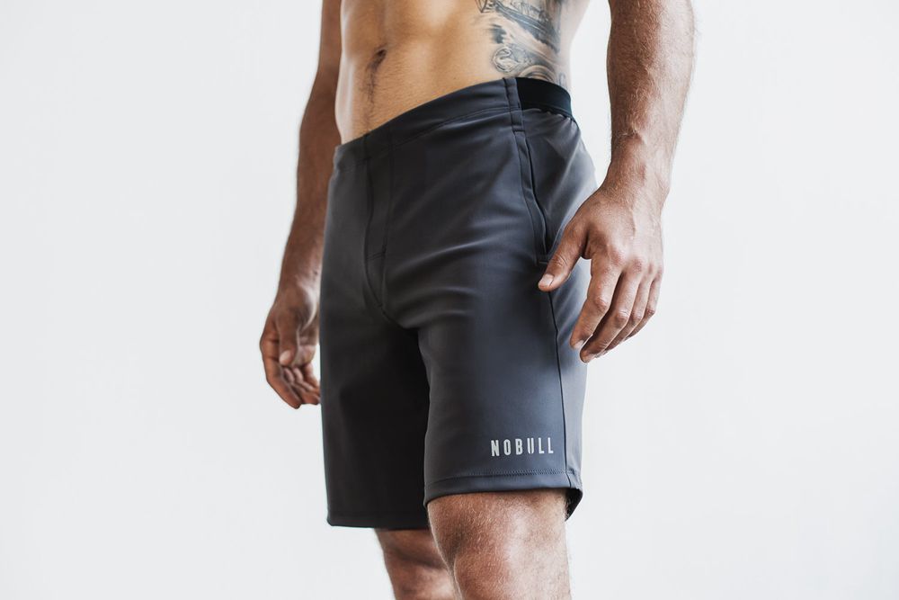 NOBULL Men's Lightweight 8.5" Shorts - Dark Shadow - Ireland (3871KLEYM)